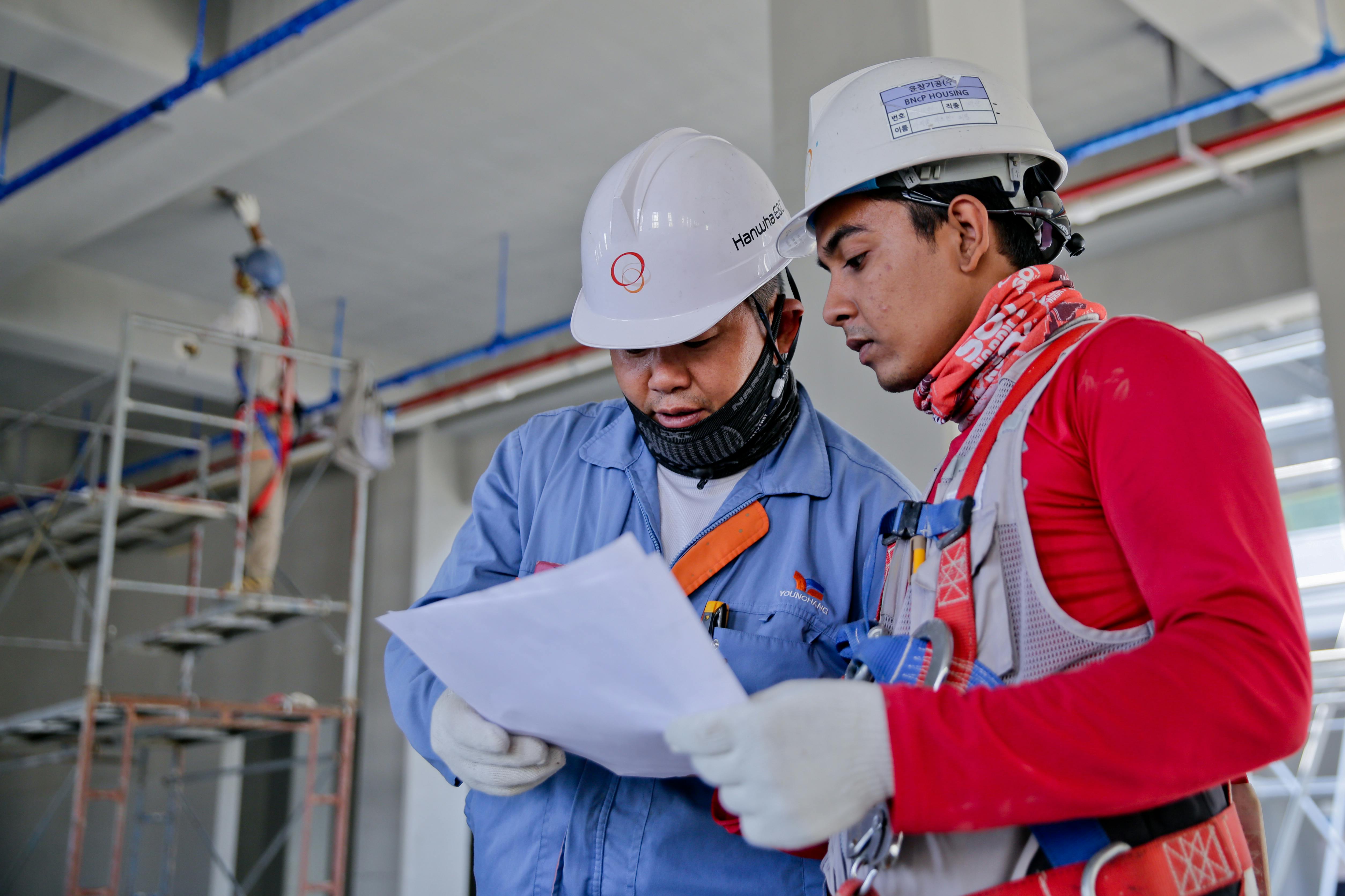 Business Executives at Construction Site